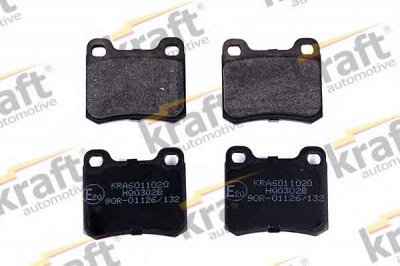 KRAFT AUTOMOTIVE 6011020 -  Комплект тормозных колодок, дисковый тормоз